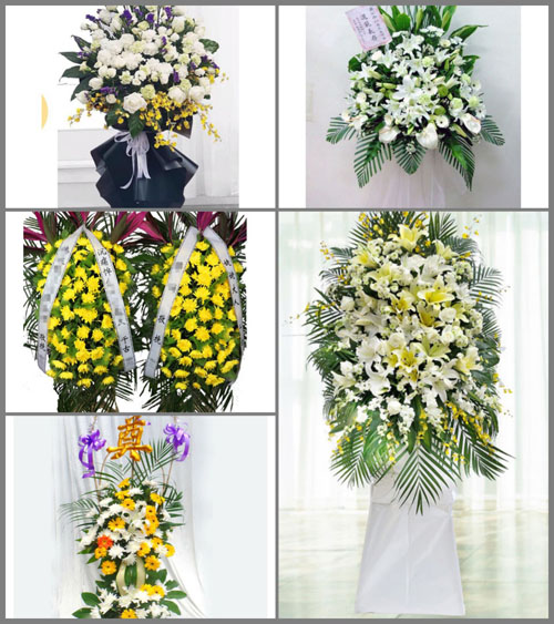 福建福州长乐市鹤上镇莲花村白事花篮预定